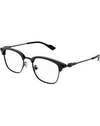 Gucci - Gg1606Ok 003 Optical Frames Titanium Transparent Round - Lyst