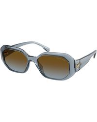 Michael Kors - Mk2240U Siesta Key 401413 Sunglasses Injected Geometric Normal Shaded - Lyst