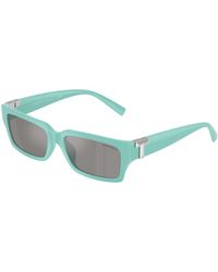 Tiffany & Co. - Tf4226U 83886G Sunglasses Injected Squared Mirrored - Lyst