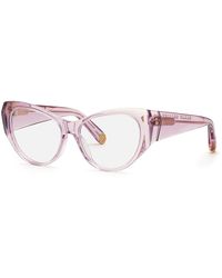 Philipp Plein - Vpp101 Plein Flying Butterfly 06Mh Optical Frames Acetate Butterfly - Lyst