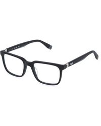 Fila - Vfi990 703 Optical Frames Acetate Squared - Lyst