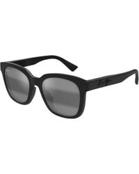 Maui Jim - Mj0653Sa 001 Occhiali Da Sole Bio-Iniettato Grigio Rotonda - Lyst