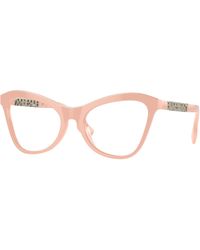 Burberry - Be2373U Angelica 4061 Optical Frames Acetate Transparent Cat Eye Normal - Lyst