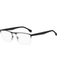 BOSS - Boss 1487 0An Optical Frames Steel Squared - Lyst