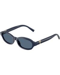 Tiffany & Co. - Tf4270U 839680 Sunglasses Acetate Round Normal - Lyst