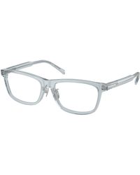Prada - Pr B08Vd 19T1O1 Optical Frames Acetate Squared Normal - Lyst