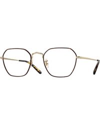 Oliver Peoples - Ov1334 Levison 5305 Optical Frames Metal Transparent Squared Normal - Lyst