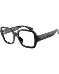 Giorgio Armani - Ar7297U 5875 Optical Frames Acetate Transparent Squared Normal - Lyst