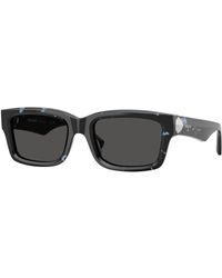 Burberry - Be4443 411187 Sunglasses Acetate Squared Normal - Lyst