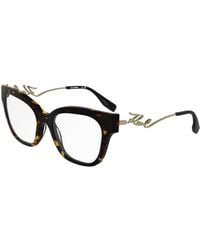 KARL LAGERFELD - Kl6191 232 Optical Frames Acetate Squared Normal - Lyst