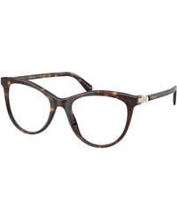 Swarovski - Sk2064 1002 Optical Frames Acetate Transparent Round Normal - Lyst