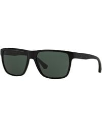 Emporio Armani - Ea4035 501771 Sunglasses Acetate Squared Normal - Lyst