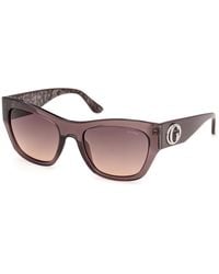 Guess - Gu00363 48F Sunglasses Injected Squared Normal - Lyst