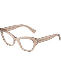 Dolce & Gabbana - Dg3385 3432 Optical Frames Acetate Transparent Cat Eye Normal - Lyst