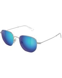 Maui Jim - Mj0366S 002 Occhiali Da Sole Metallo Blu Squadrata - Lyst