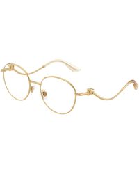 Dolce & Gabbana - Dg1365 02 Optical Frames Metal Round Normal - Lyst