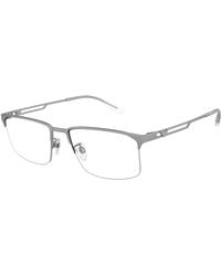 Emporio Armani - Ea1143 3045 Optical Frames Metal Transparent Pillow Normal - Lyst