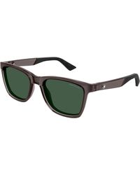 Montblanc - Mb0399S 003 Sunglasses Injected Squared - Lyst