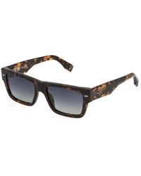 Police - Splq87 Supernova 1 0C10 Sunglasses Acetate Smoke Squared Anti-Glare Nuanced - Lyst
