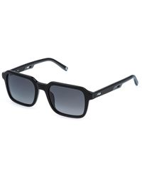 Fila - Sfib07 700P Sunglasses Acetate Smoke Squared Nuanced - Lyst