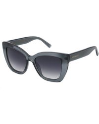 Nina Ricci - Snr376 819 Sunglasses Acetate Smoke Squared Normal Shaded - Lyst
