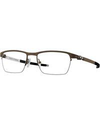 Oakley - Ox5099 Tincup 0.5 Ti 509901 Optical Frames Titanium Squared Normal - Lyst