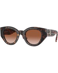 Burberry - Be4390 Meadow 300213 Sunglasses Acetate Pantos Normal Shaded - Lyst