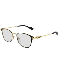Gucci - Gg1740Ok 001 Optical Frames Titanium Transparent Round - Lyst
