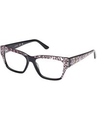 Guess - Gu50126 005 Optical Frames Acetate Squared Normal - Lyst