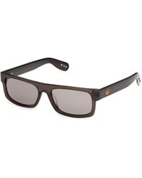 adidas Originals - Or0145 48A Sunglasses Acetate Smoke Squared Normal - Lyst