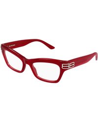 Balenciaga - Bb0435O 005 Optical Frames Acetate Transparent Cat Eye - Lyst