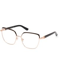 Guess - Gu2983 005 Optical Frames Metal Geometric Normal - Lyst