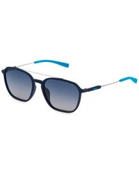 Fila - Sfi524 R22P Sunglasses Injected Geometric Shaded - Lyst