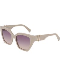 Liu Jo - Lj814Sr 264 Sunglasses Acetate Cat Eye Normal Shaded - Lyst