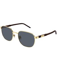 Gucci - Gg1799S 003 Sunglasses Metal Squared - Lyst