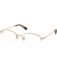 Swarovski - Sk1039D 4004 Optical Frames Metal Transparent Round Normal - Lyst