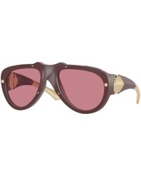 Burberry - Be4433U 414075 Sunglasses Injected Pilot Normal - Lyst