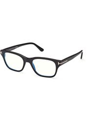 Tom Ford - Ft6120-B 001 Optical Frames Acetate Squared Normal - Lyst