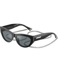 Jimmy Choo - Jc5034Bu 50006G Sunglasses Acetate Cat Eye Mirrored - Lyst