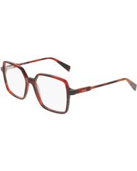 Liu Jo - Lj2829 640 Optical Frames Acetate Squared Normal - Lyst