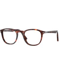 Persol - Po3143V 24 Optical Frames Acetate Transparent Round Normal - Lyst
