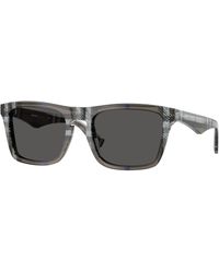 Burberry - Be4434 414787 Sunglasses Acetate Squared Normal - Lyst
