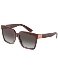 Dolce & Gabbana - Dg6165 32858G Sunglasses Plastic/ Squared Normal Nuanced - Lyst
