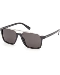 Guess - Gu00366 20A Sunglasses Injected Smoke Squared Normal - Lyst