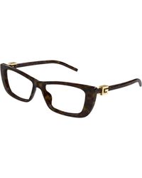Gucci - Gg1682O 003 Optical Frames Injected Transparent Cat Eye - Lyst