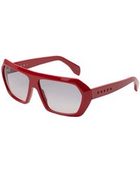 Marni - Xa0 Dhazut Sunglasses Acetate Smoke Squared Normal Nuanced - Lyst