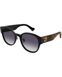 Gucci - Gg1304Sk 001 Sunglasses Acetate Round Shaded - Lyst