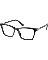 Swarovski - Sk2015 1008 Optical Frames Acetate Transparent Squared Normal - Lyst