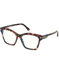 Tom Ford - Ft5965-B 052 Optical Frames Acetate Squared Normal - Lyst
