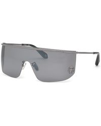 Roberto Cavalli - Src012M 530X Sunglasses Metal Mask Normal Mirror - Lyst